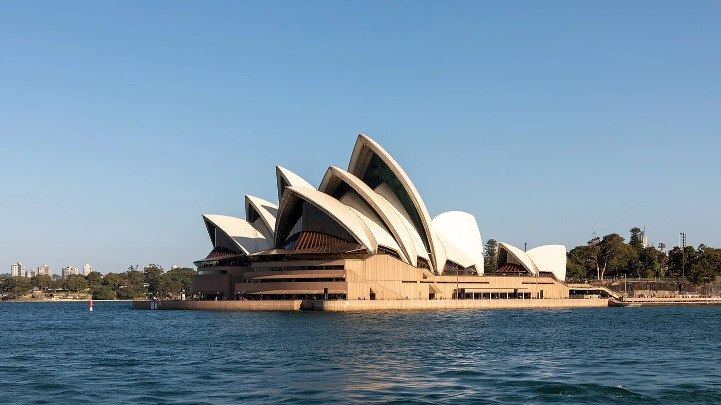 Sydney Opera House in Sydney, Australia; editorial regional architecture photograph, not a Juhaus project.
